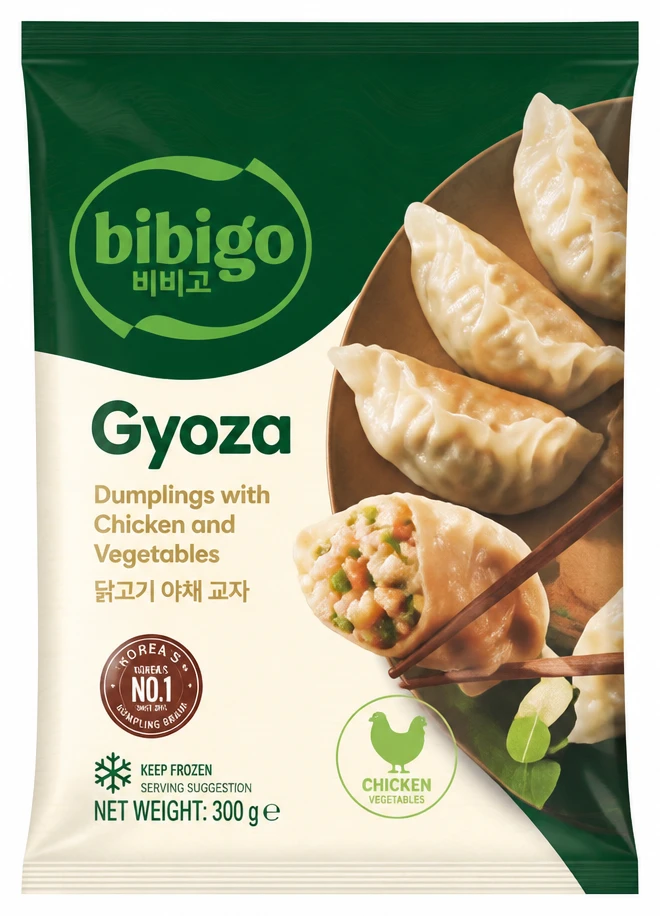 Bibigo gyoza előkészített; gyorsfagyasztott