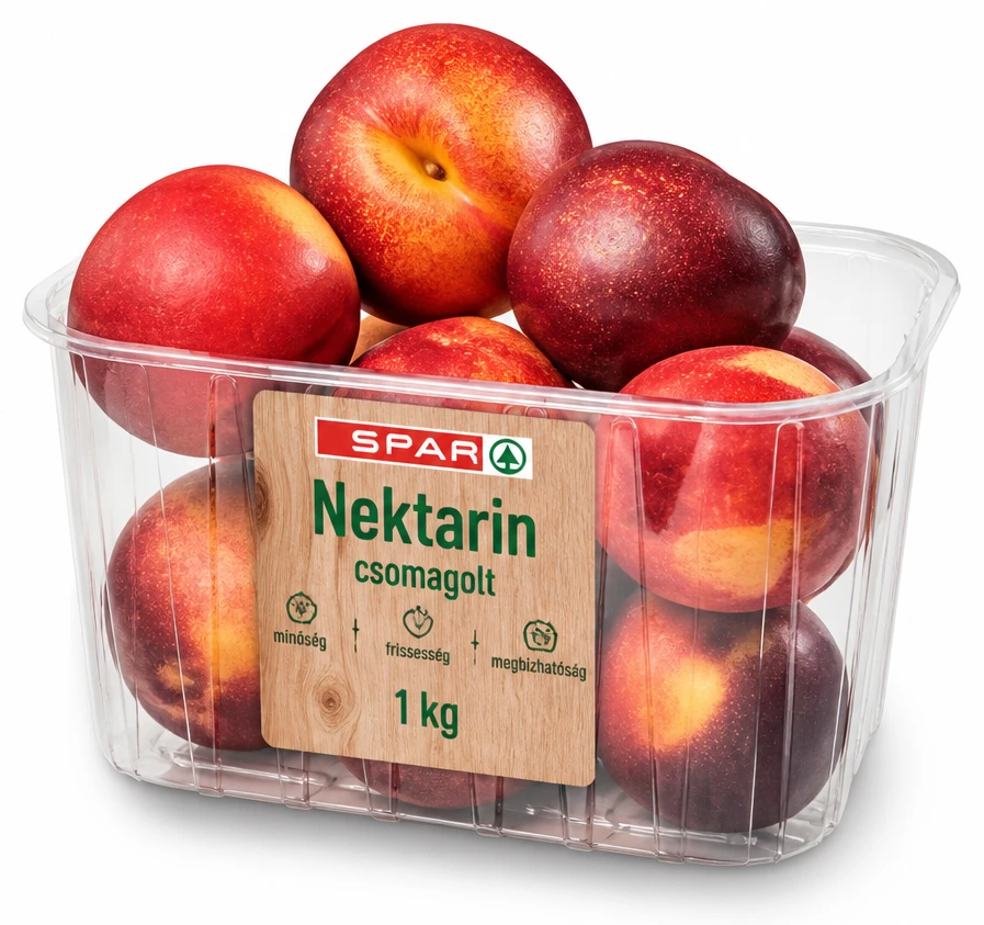 Nektarin csomagolt