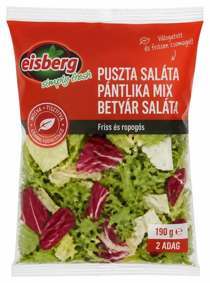 Eisberg Puszta saláta, Pántlika mix, Betyár saláta