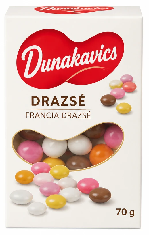 Dunakavics drazsé, Francia drazsé