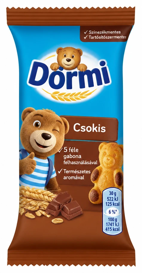 Dörmi puha piskóta Csokis