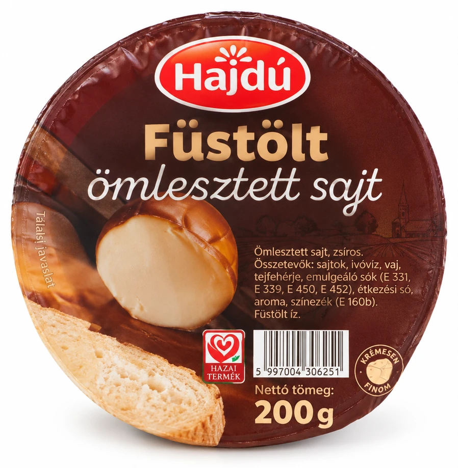 Hajdú füstölt ömlesztett sajt