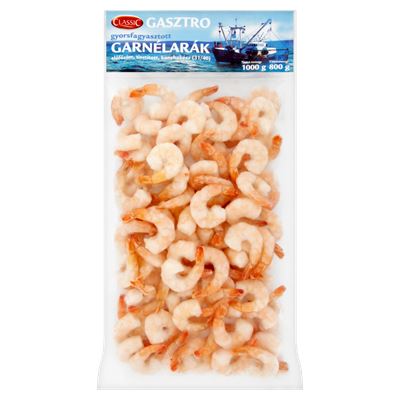 Classic Gasztro Gyorsfagyasztott 31/40 Garnéla Farok 800 g