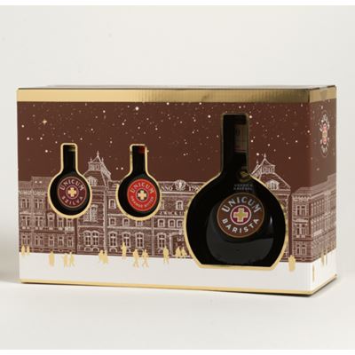 Unicum Barista Kávés Gyógynövénylikőr Fémdíszdobozban 32% 500 ml