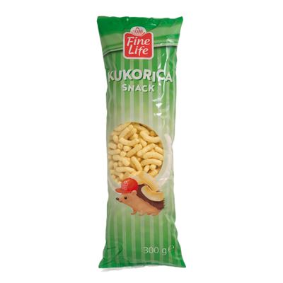 Fine Life Extrudált Kukoricapehely Snack 300 g