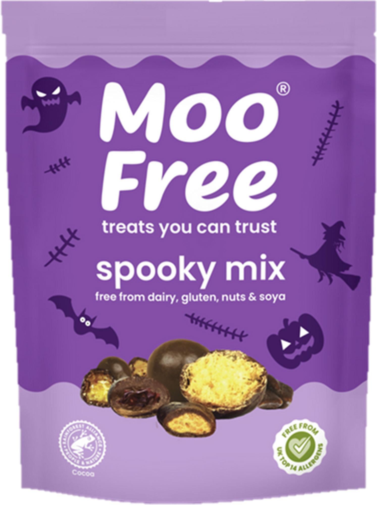 Moo Free Halloween Spooky Mix - Tejmentes Csokoládé drazsé