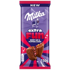 Milka Extra Fun Berry Mix & Popping Candy 150x16 150 g