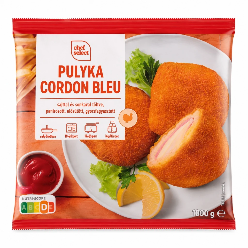CHEF SELECT Pulyka Cordon Bleu