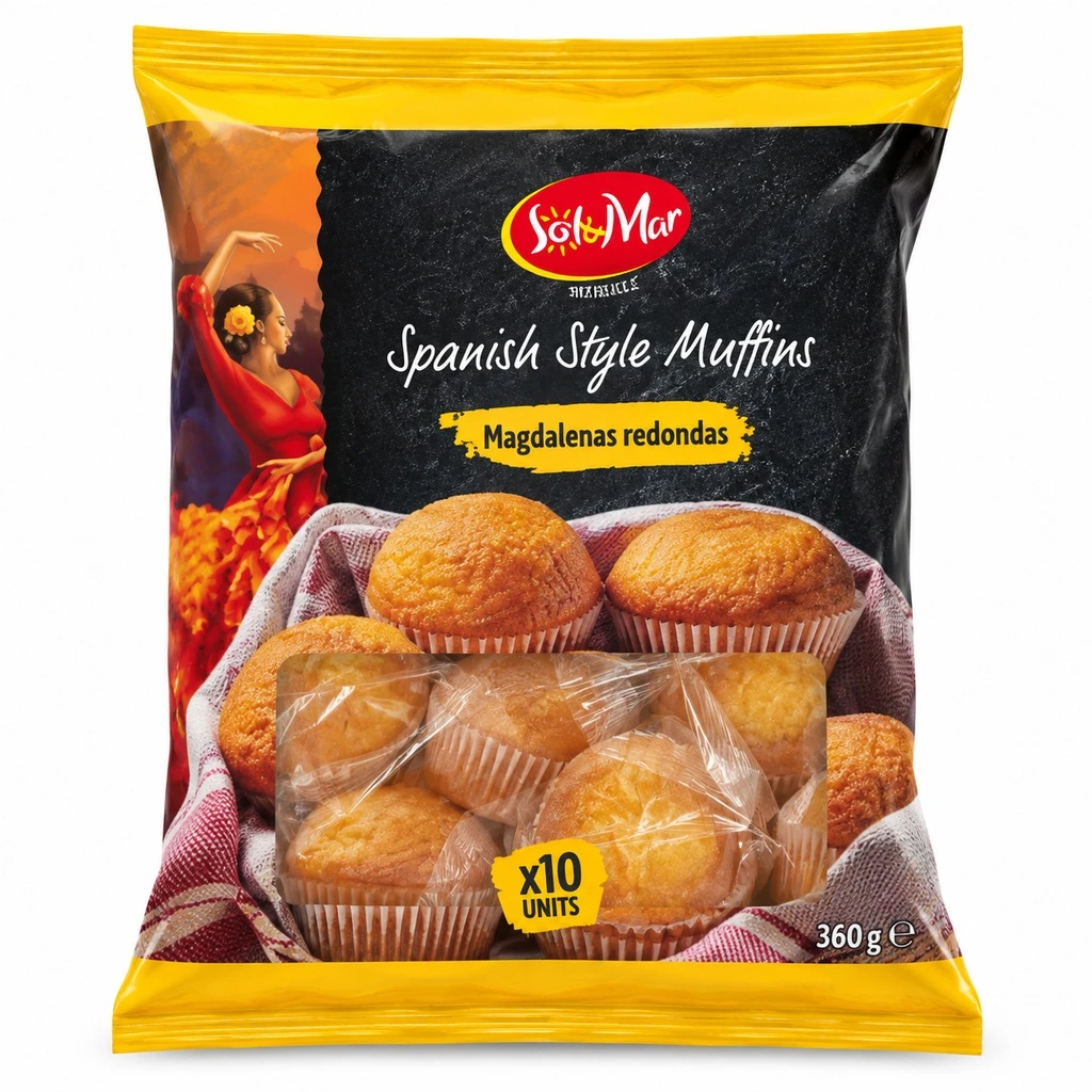 SOL&MAR Magdalenas muffin