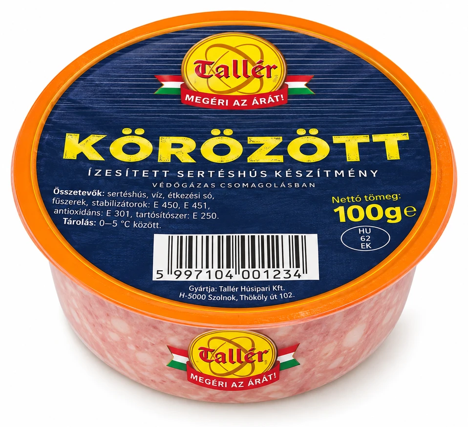 Tallér Fokhagymás felvágott