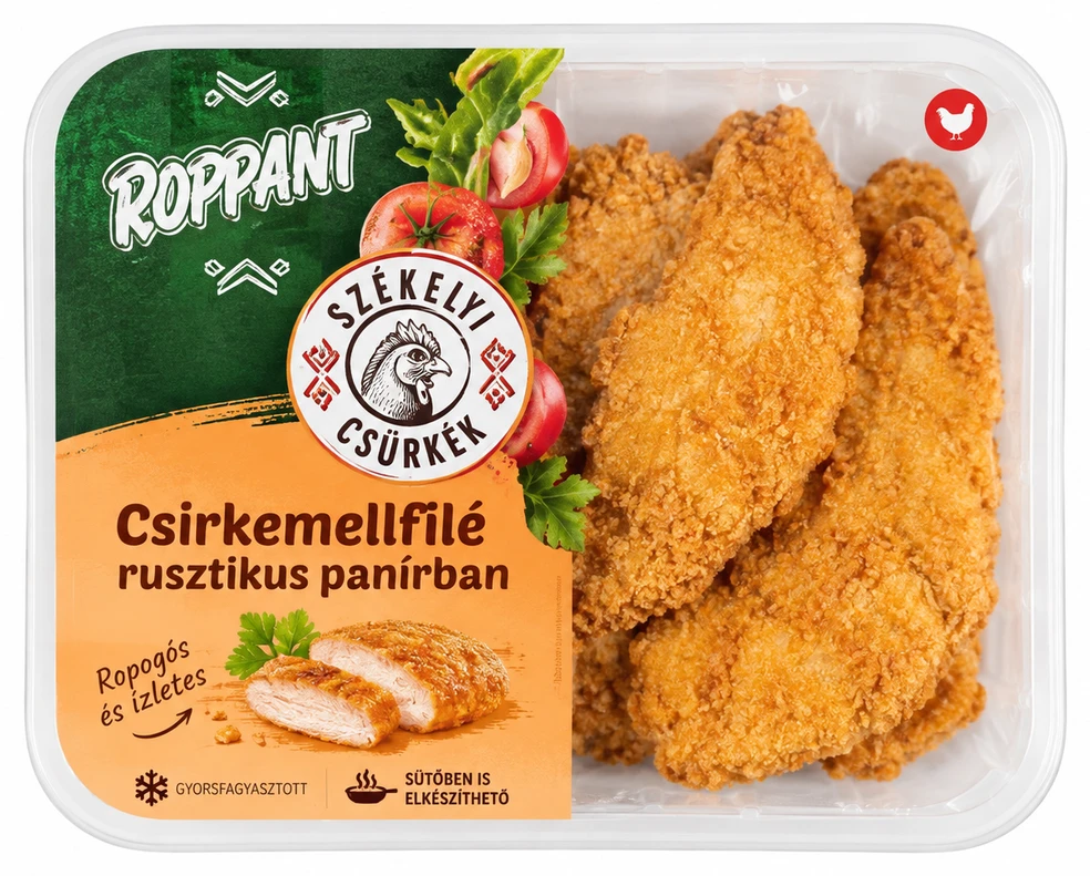 Csirkemellfilé rusztikus panírban