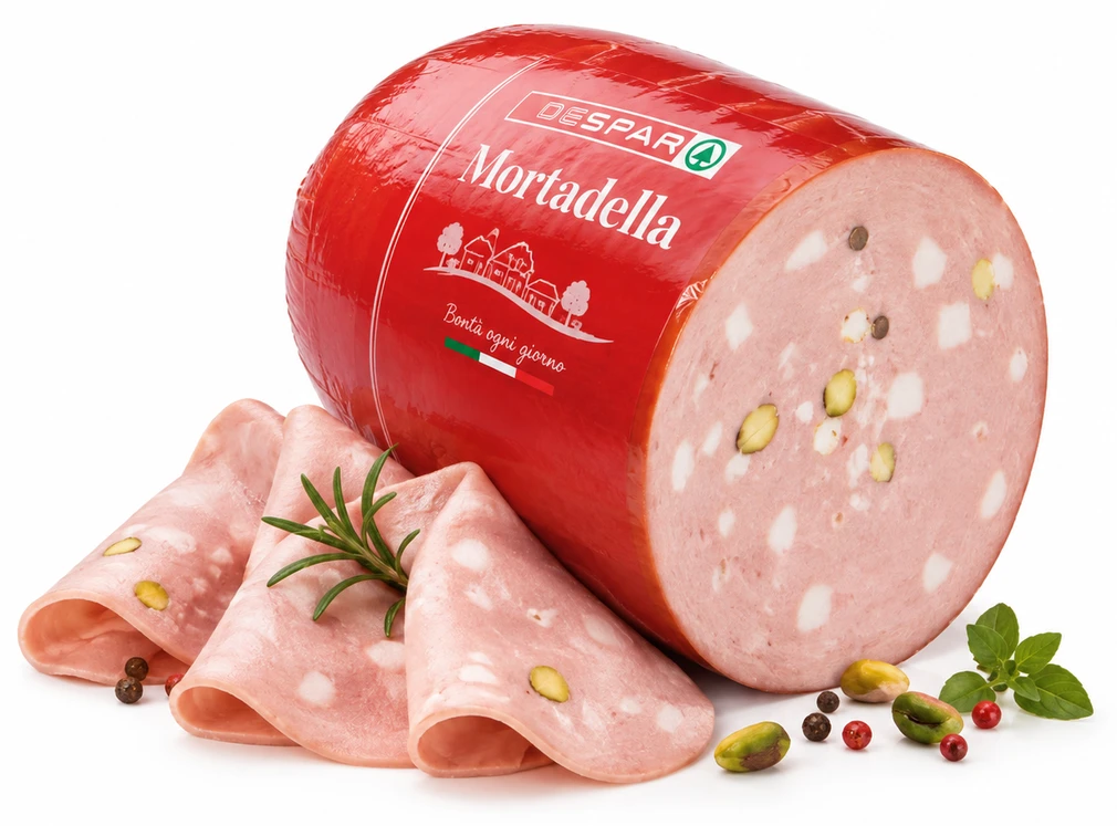 DESPAR mortadella a kiszolgálópultban