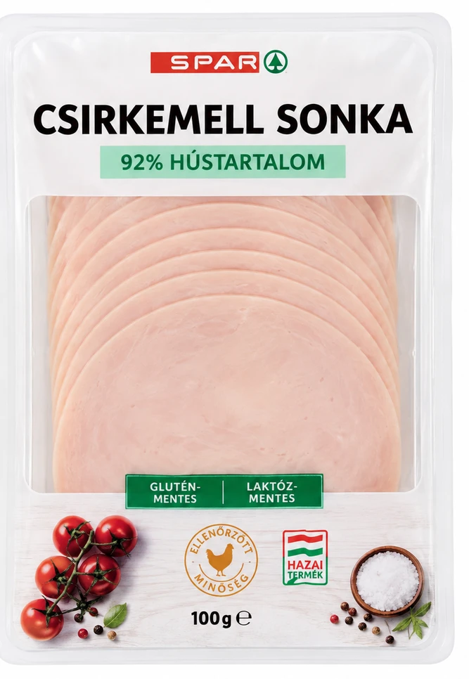 SPAR csirkemell sonka szeletelt, csomagolt
