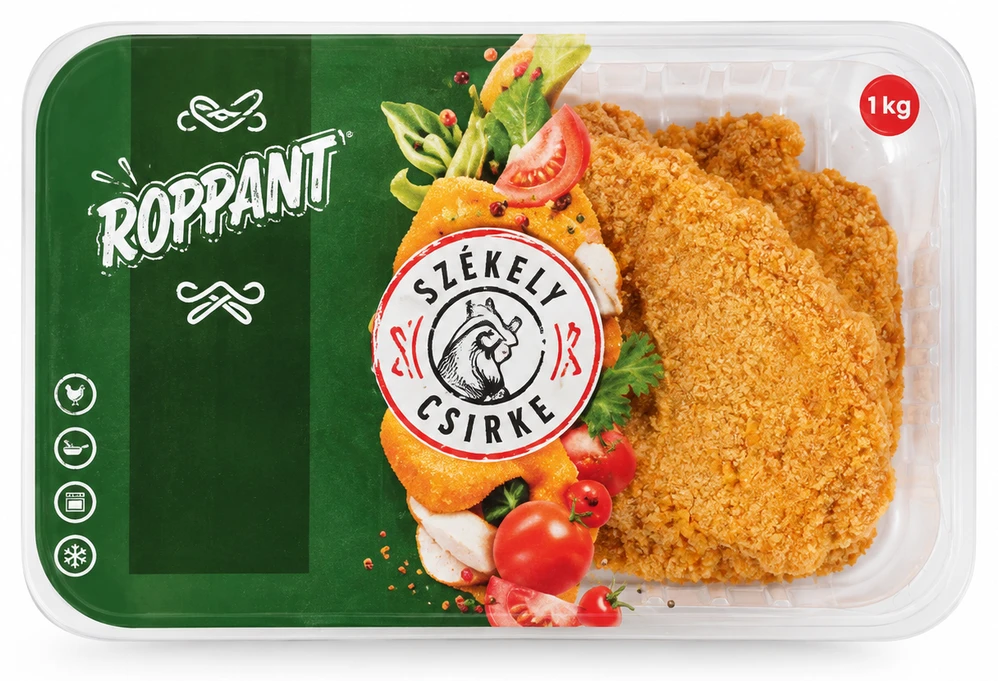 Csirkemellfilé roppanós morzsában