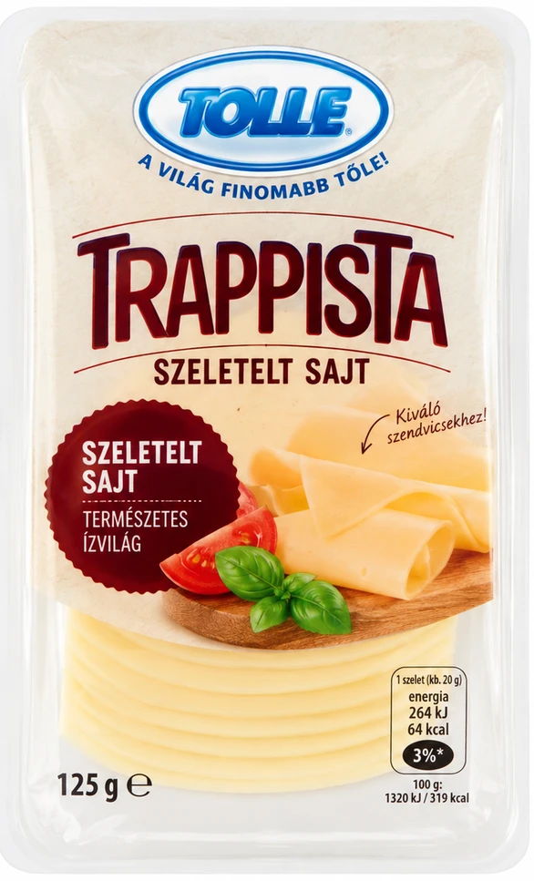 Tolle szeletelt trappista sajt