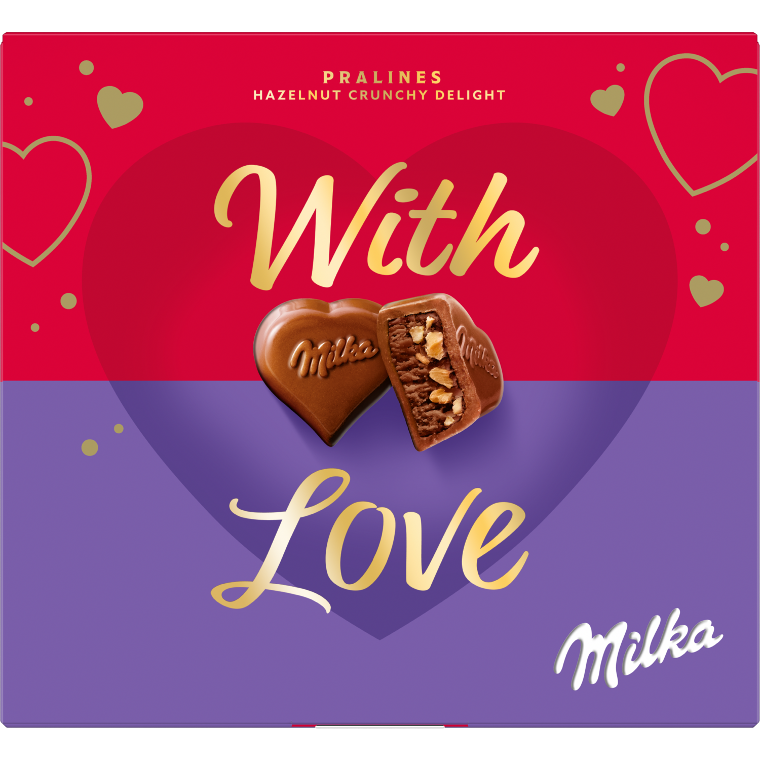 Milka Withlove praliné mogyorókrémes