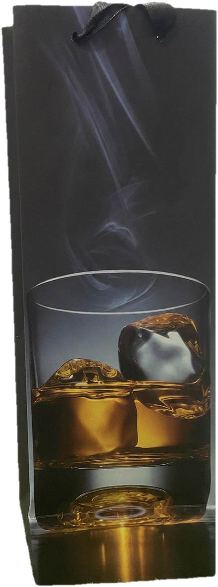 Ajándék Papírtasak Whiskey 12x36 cm