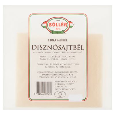 Böllér disznósajt műbél Ø110 2 m 140 g