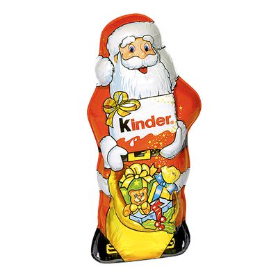 Kinder Chocolate Mikulás belső tejes réteggel bevont tejcsokoládé figura 110 g