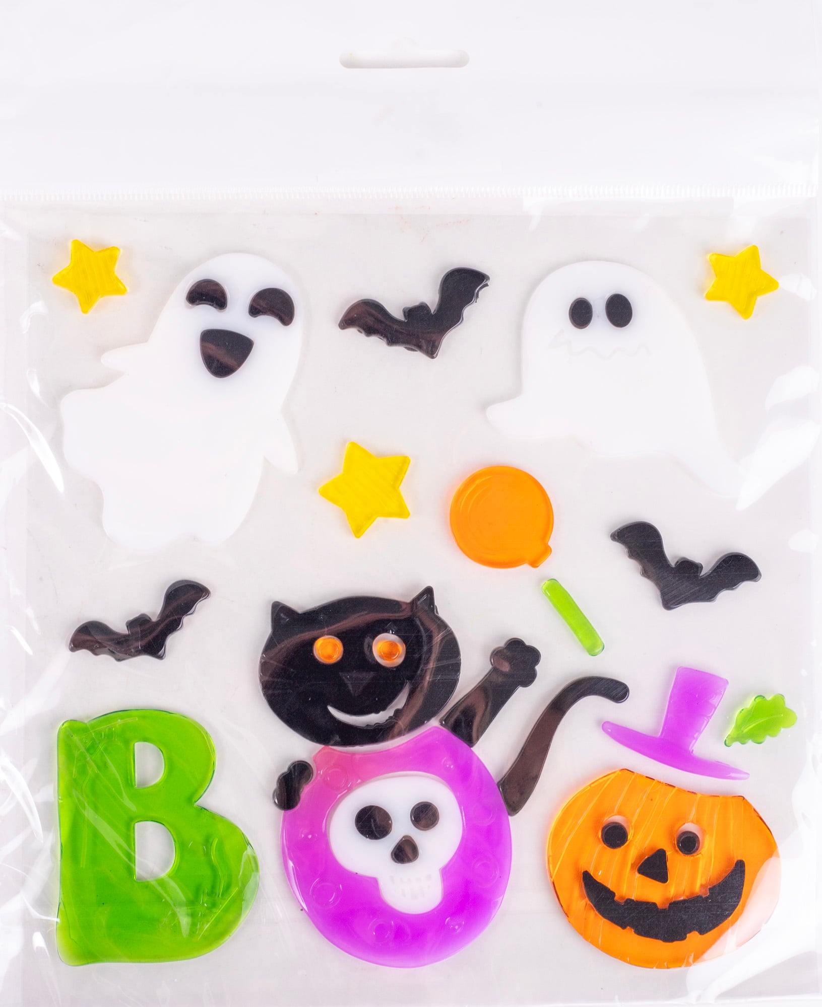 Ablakzselé Boo Macska  Szellemekkel 20x25cm