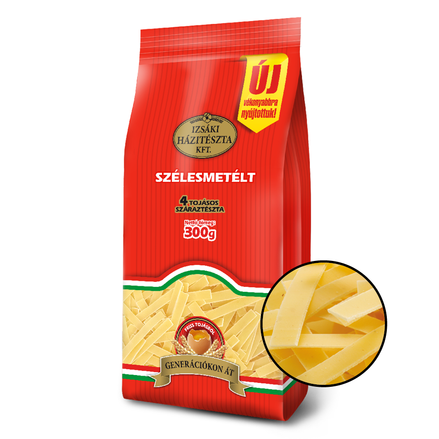 Izsáki 4 tojásos Szélesmetélt