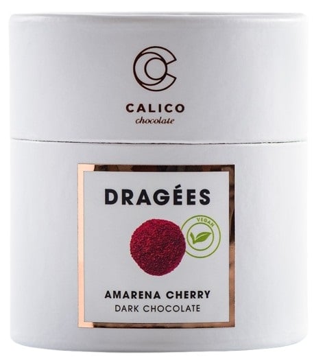 CALICO Dragées Amarena meggy étcsokoládéval bevonva