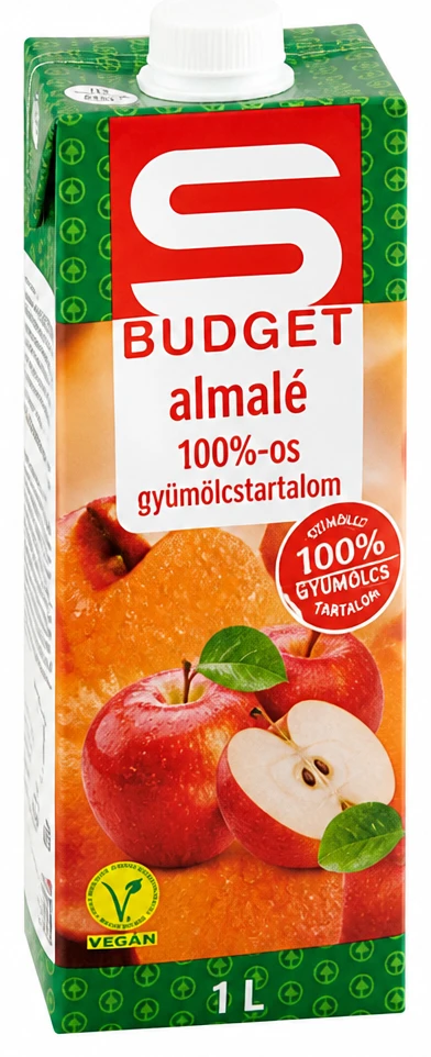 S-BUDGET almalé 100%-os gyümölcstartalom