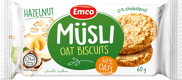 Emco Müzli keksz erdei mogyoróval