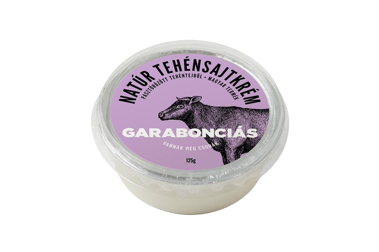 Garabonciás tehén sajtkrém 125 g