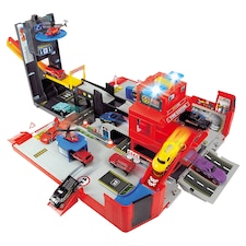 Dickie Toys Light & Sound kinyitható tűzoltó autó játékszett