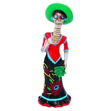 Halloween mexikói csontváz figura
