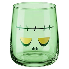 Halloween szörny mintás, zöld pohár 360 ml