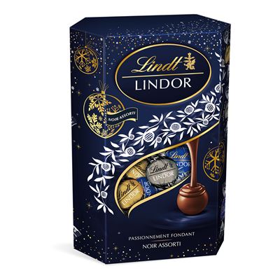 Lindt Lindor pralinéválogatás lágyan olvadó töltelékkel 337 g