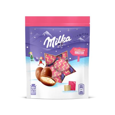 Milka Tejcsokoládé Bonbon Tejes Krémmel és Robbanócukorral 86 g